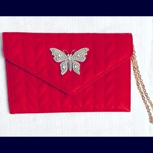 Vintage Butterfly Clutch